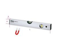 LIVELLA IN ALLUMINIO PROFILATO A BASE MAGNETICA 200 1696B/200