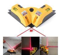 Livella laser a 90°, livella laser per costruzioni, scala di livello laser orizzontale, livella laser di precisione con scala graduata, strumento versatile per linea laser orizzontale, realizzato in m