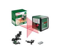 Bosch livella laser a croce Quigo con morsetto snodabile MM 2 (allineamento facile e preciso con posizionamento versatile, in cartone)