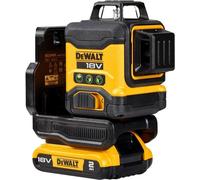 LIVELLA LASER A TRE LINEE RAGGIO VERDE 40M 18V DEWALT con batteria - DCLE34031D1