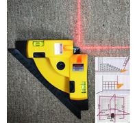 Livella laser altamente precisa - angolo a 90°, alimentata a batteria per misurazioni precise in interni/esterni (senza batterie incluse) Tagli UnicaABS