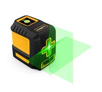 Livella Laser Autolivellante 30m, KAIWEETS Livella Laser Verde con Base Magnetica, Laser a Croce Orizzontale e Verticale con Custodia Protettiva e 2 Batterie