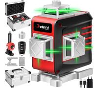 Livella laser autolivellante 360 4D, 16 linee, USB-C, 2 batterie, IP54 | 4D, 16 linee, Copertura 360 gradi, Autolivellante, Protezione IP54, Con telecomando