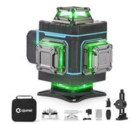 Livella Laser Autolivellante 4 x 360° - cjumel 4D 16 Linee Verde Livello Laser Professionale Multifunzionale laser a Linee Incrociate con Batteria 6000mAh, Telecomando