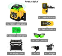 Livella Laser Autolivvelante 360 Professionale con Treppiede e Telecomando