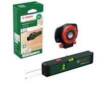 Bosch Livella laser a bolla UniversalWallLevel (3-in-1: livella a bolla, linee laser, agevole allineamento su pareti fino a 5 m, punto laser, trasferimento dell'altezza fino a 20 m, in cartone)