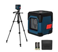 Livella laser con Aggiornato Treppiede,RockSeed Verde Croce Livella Laser a Punti Orizzontali e Verticali Livella Laser Autolivellante con Modalità Manuale/Autolivellante IP54
