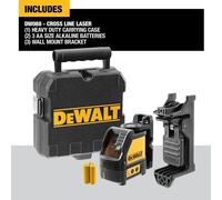 LIVELLA LASER DeWALT DW088CG con raggio verde, 2 linee orizzontale e verticale