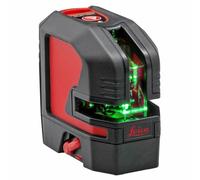 Leica Lino L2P5G - laser a punti e linee incrociate con batteria agli ioni di litio, innovativo adattatore magnetico, supporto da parete e valigetta di trasporto (fascio laser verde)