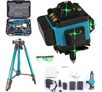 Livella Laser Tracciatore Autolivellante 16 Linee 360Â° Rotazione Verde Batterie