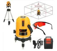 LIVELLA LASER TRACCIATORE AUTOLIVELLANTE 360º ROTAZIONE BOLLA DIGITALE MAGNETICA