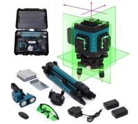 Livella laser tracciatore autolivellante 4D 16 linee 360° rotazione linea verde