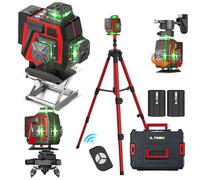 LIVELLA LASER TRACCIATORE AUTOLIVELLANTE 4D 16 LINEE 360° ROTAZIONE LINEA VERDE