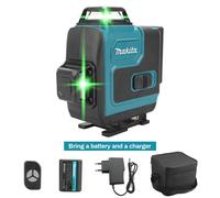 Livella Laser Verde 16 Linee 3D 360° Professionale Alta Precisione Per Makita