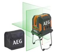 LIVELLA LASER VERDE CON PIOMBO 'CLG330-K' AEG 3 linee - Portata fino a 30 metri