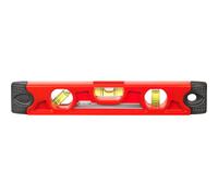 Livella Magnetica con 3 Bolle 45° Leggibile Tappi in Gomma Torpedo 23 cm Masidef