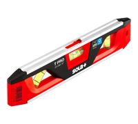 SOLA TPRO - Livella magnetica Torpedo 22,9 cm, colore: Nero/Rosso