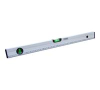 Livella Mod. Stark Graduata In Alluminio Profilato Con 2 Bolle A Botte