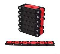 Livella pieghevole multi-angolo, strumento di misurazione portatile con 4 flaconi a bolle e base magnetica per la lavorazione del legno (3 galleggianti)