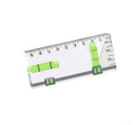 Livella Portatile Compatta per Cantiere e Fai-da-te(B) | Precisione 1mm, bolla grande , per ideale per falegnameria, lettura angles rapida