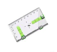 Livella Portatile Compatta per Cantiere e Fai-da-te(C) | Precisione 1mm, bolla grande , per ideale per falegnameria, lettura angles rapida