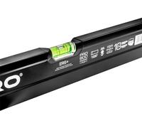Livella PRO800 nera fresata con maniglie 60 / 80 / 120 / 150 / 200 cm