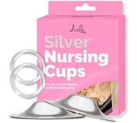 Livella | Quaranta settimane coppette in argento con aelli comfort | Made in Germany | Coppette paracapezzoli per l'allattamento | Proteggono e donano sollievo | Postpartum