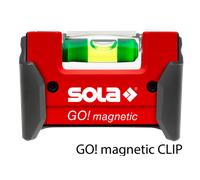 Livella SOLA a bolla d'aria compatta GO MAGNETIC