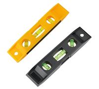 Livella Torpedo,2 pezzi Magnetica Livellino Torpedo Piccolo con Magnete,Livella Magnetica per Livellare la Precisione,per Costruttori,Fai da te,Posa di Mattoni