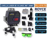 LIVELLA TRACCIATORE LASER AUTOLIVVELLANTE DI PRECISIONE 4D A 16 LINEE 360°
