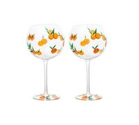 Livellara S.R.L. Frutta fresca, set 2 calici arancia 600 ml Frutta fresca, set 2 calici arancia 600 ml