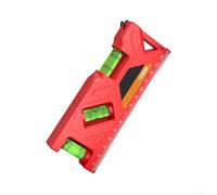 Livellatore magnetico a bolla, 105-200 mm, strumento di misurazione accurato portatile con rilevamento dell'interruttore a presa e funzione goniometro, per ingegneria domestica e professionale (105 mm