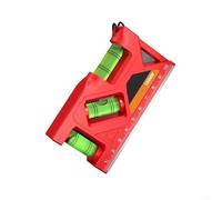 Livellatore magnetico a bolla, 105-200 mm, strumento di misurazione accurato portatile con rilevamento dell'interruttore a presa e funzione goniometro, per ingegneria domestica e professionale (155 mm