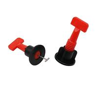 Livellatore per piastrelle, Set da 50 cunei di livellamento for piastrelle, distanziatori for pavimenti, piastrelle, pareti, sistema di livellamento, localizzatore di livellatori, pinze distanziatrici