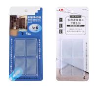 Livellatori morbidi per mobili da tavolo, letto, WC, cunei livellatori per la casa, 4 pezzi/set di spessori da tavolo in PVC per livellamento