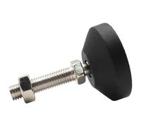 Livellatori per mobili Piedini livellanti, Piedini Di Livellamento for Mobili Regolabili 1-4 Pezzi M8 M10 M12 40/50mm Tornio Rosso(D50xm8x50,1Pcs)