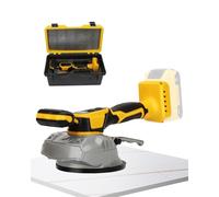 Livellatrice a vibrazione per piastrelle Dewalt a batteria da 20 V, strumento di installazione senza fili per piastrelle da 150 W, vibratore per piastrelle con 8 velocità, ventosa, display digitale