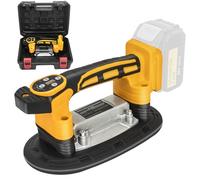 Livellatrice a vibrazione per piastrelle per batteria Dewalt da 20 V, vibratore per piastrelle max 300 kg, 9 velocità, ventosa da 25,4 cm, funzione di inspirazione/sgonfiaggio per installazione a