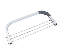 Livellatrice per Tagliatorte a Filo, a 3 Lame in Acciaio Inossidabile, Livellatrice per Torte Affettatrice Professionale per Tagliabiscotti con Fili e Impugnatura in Acciaio