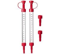 Livelle Graduate per Livella ad Acqua, con Scala di Riempimento da 15 cm, per Tubi con Diametro Ø12-13 mm