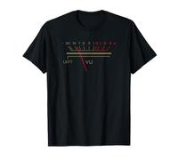 Livelli audio retrò VU Meter SINISTRA Maglietta