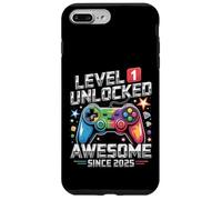 Livello 1 sbloccato fantastico dal 2025 1 ° compleanno Gaming Custodia per iPhone 7 Plus/8 Plus