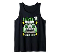Livello 11 Sbloccato Impressionante dal 2010 Video Game Birthday Boy Canotta