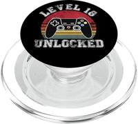 Livello 18 Sbloccato Retro 18 ° Compleanno Video Gamer Uomini Donne PopSockets PopGrip per MagSafe