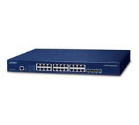 Planet Layer 3 24 porte 10/100/1000T + 4 porte 10G SFP+ Stackable, W127015532 (+ 4 porte 10G SFP+ Stackable Managed Switch (Hardware Stacking up to 8 units, HardwareBased Layer 3)