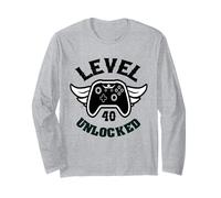 Livello 40 Sbloccato 40 Compleanno Gaming 40 Compleanno Gamer Maglia a Manica
