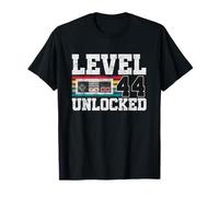 Livello 44 Sbloccato 44 Regalo di un anno Video Gamer 44 ° compleanno Maglietta