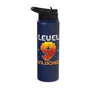 Livello 9 Sbloccato 9 ° compleanno Gioco per giocatori di nove anni Stainless Steel Insulated Water Bottle