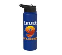 Livello 9 Sbloccato 9 ° compleanno Gioco per giocatori di nove anni Stainless Steel Insulated Water Bottle