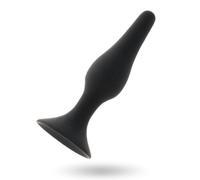 Plug Anale in Silicone Intense Anal Level 2 - 11,5 cm, Nero